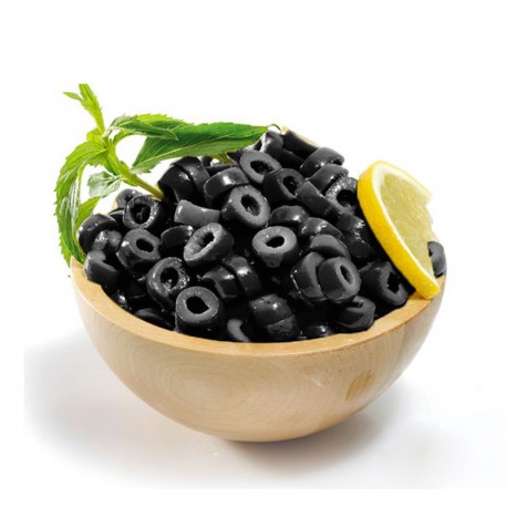 Olive noir rondelle